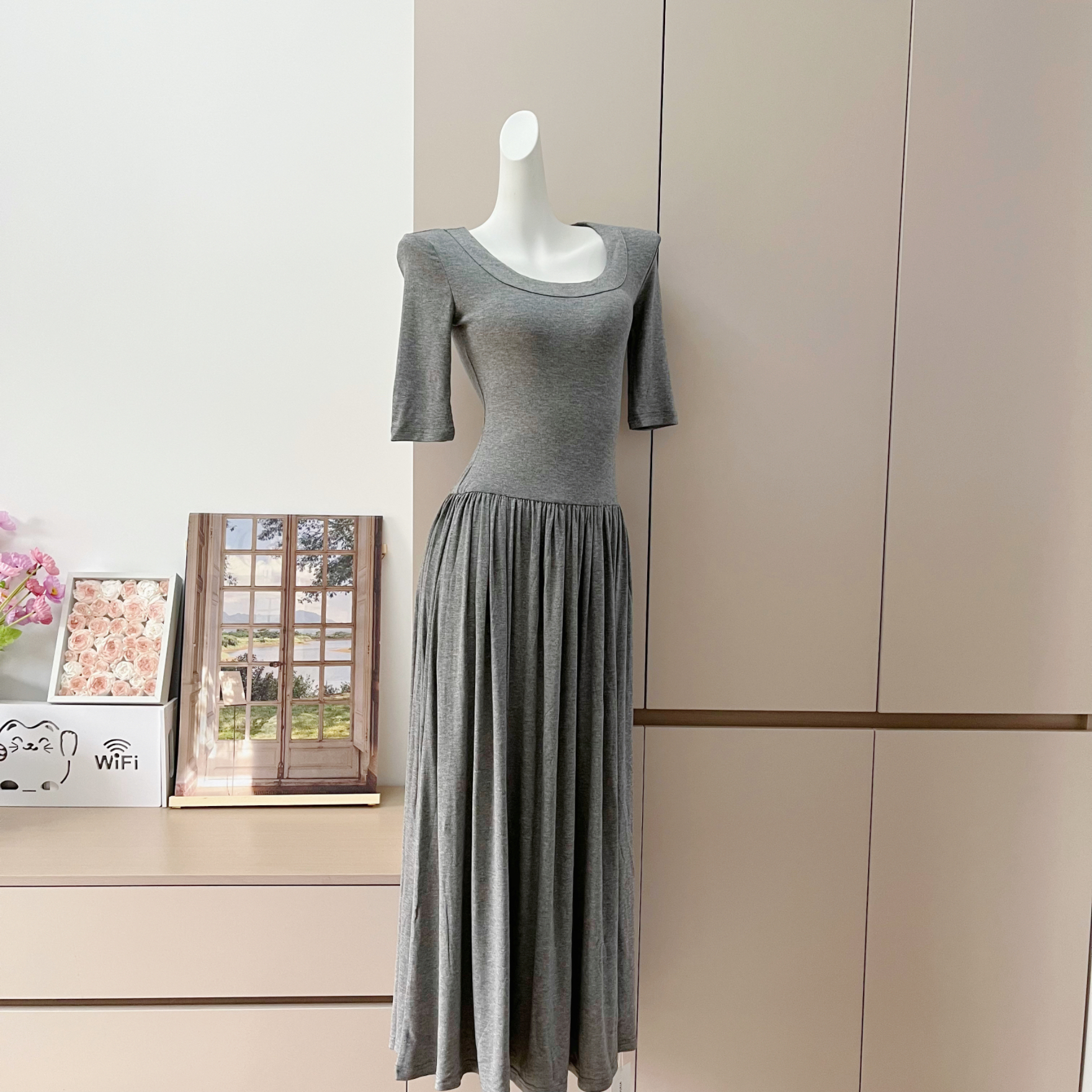 Fart Shop Ballet Style Dress Spring Trendy New Slim Long Dress Women - Image 2