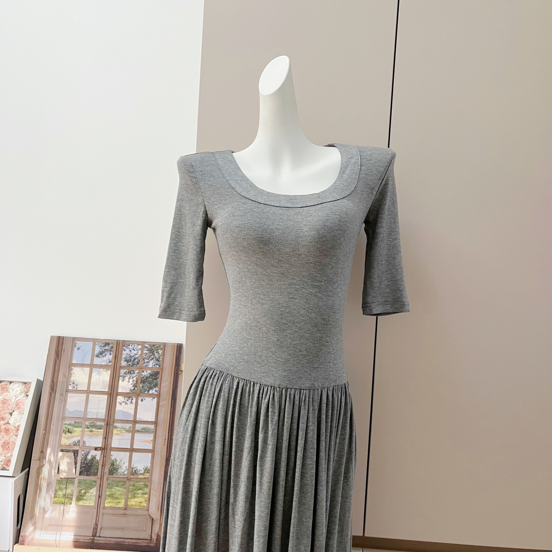 Fart Shop Ballet Style Dress Spring Trendy New Slim Long Dress Women - Image 3