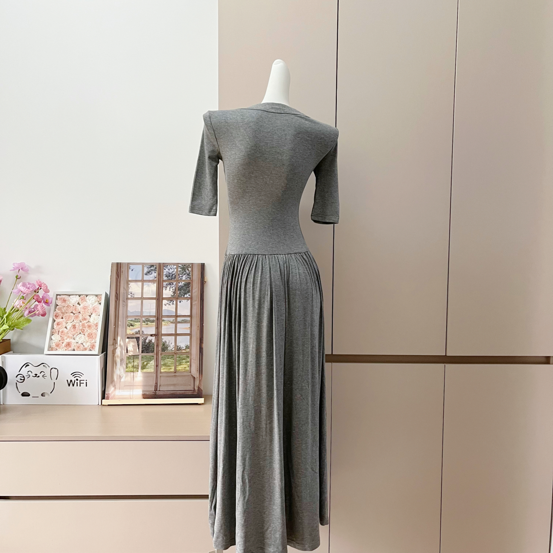 Fart Shop Ballet Style Dress Spring Trendy New Slim Long Dress Women - Image 5