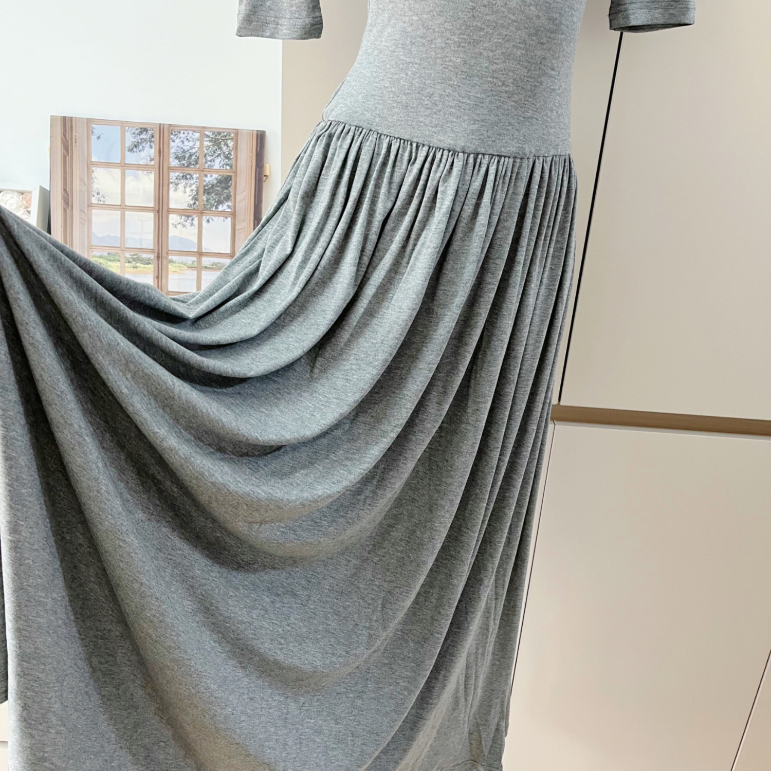 Fart Shop Ballet Style Dress Spring Trendy New Slim Long Dress Women - Image 4